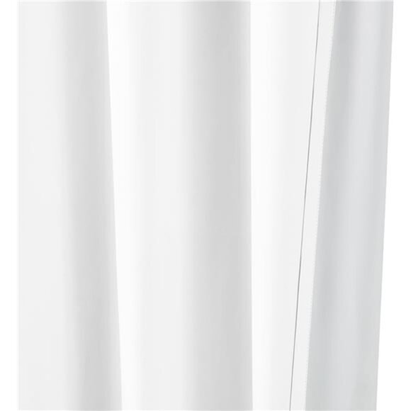 Room Darkening Blackout Window Curtain with Grommets, 52 x 63 Inches, White - Picture 4 of 8
